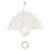 Cam Cam Copenhagen Peacock Musical Mobile - Cream/White Mobiles