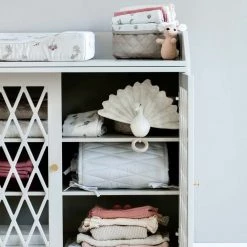 Nursery Storage Caddy's Cam Cam Copenhagen Quilted Storage Basket Set - Hazel