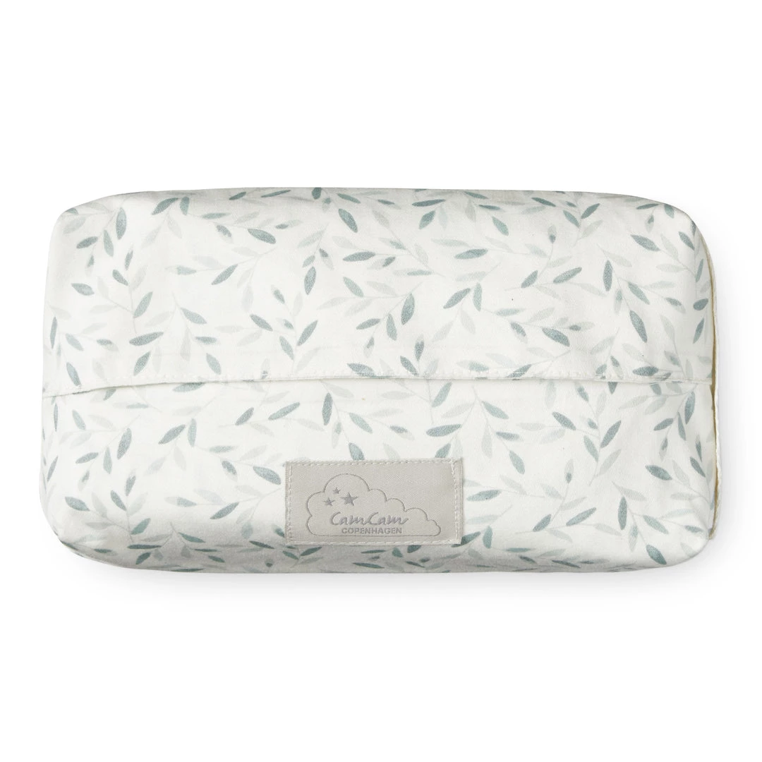 Changing Cushions Cam Cam Copenhagen Organic Wet Wipes Cover - Green Leaves 5 Changing Cushions Cam Cam Copenhagen Organic Wet Wipes Cover - Green Leaves