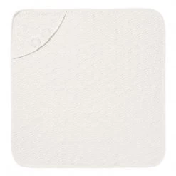 CAM CAM COPENHAGEN Baby Bathtime Cam Cam Hooded Organic Baby Towel - Ivory