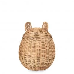 CAM CAM COPENHAGEN Cam Cam Rattan Bear Storage Basket Toy Storage Baskets