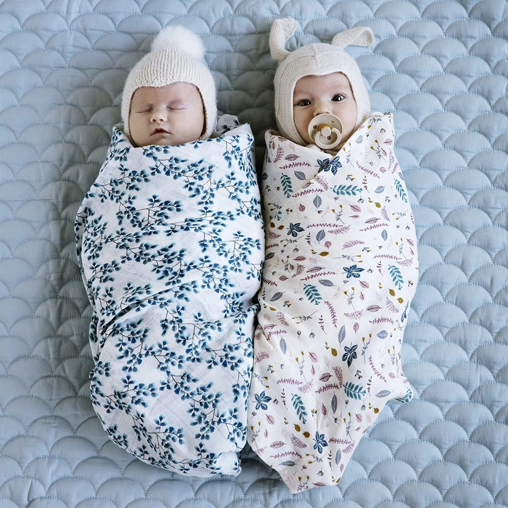 Cam Cam Copenhagen Organic Swaddle Light - Fiori Swaddles 4 Cam Cam Copenhagen Organic Swaddle Light - Fiori Swaddles
