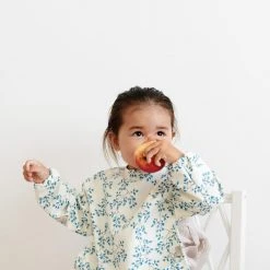 CAM CAM COPENHAGEN Baby Bibs Cam Cam Organic Sleeved Bib - Windflower