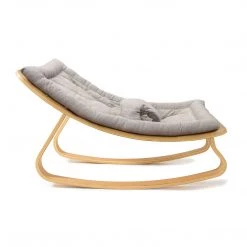 Charlie Crane Levo Baby Rocker - Beech + Grey Cushion Bouncers & Baby Chairs 12 Charlie Crane Levo Baby Rocker - Beech + Grey Cushion Bouncers & Baby Chairs