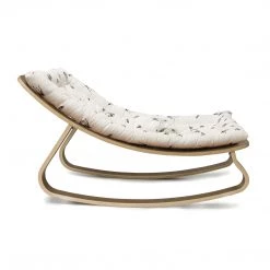 Charlie Crane Levo Baby Rocker - Walnut + Fawn Cushion Bouncers & Baby Chairs