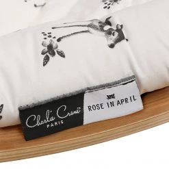 Charlie Crane Levo Baby Rocker - Walnut + Fawn Cushion Bouncers & Baby Chairs