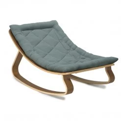 Charlie Crane Levo Baby Rocker - Walnut + Orage Cushion NEW ARRIVALS