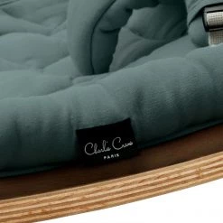 Charlie Crane Levo Baby Rocker - Walnut + Orage Cushion NEW ARRIVALS