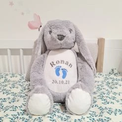 Cherish Me Personalised Bunny - Name & Date Of Birth Decorative Items