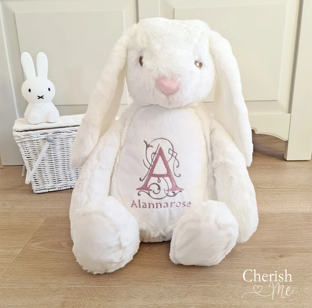 Cherish Me Personalised White Bunny Decorative Items 3 Cherish Me Personalised White Bunny Decorative Items