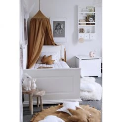 Cotton & Sweets Linen Canopy - Caramel 7 Cotton & Sweets Linen Canopy - Caramel