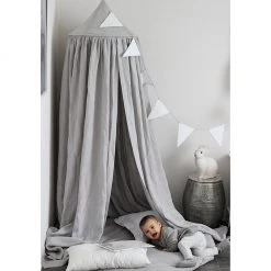Canopies & Teepees Cotton & Sweets Linen Canopy - Light Grey