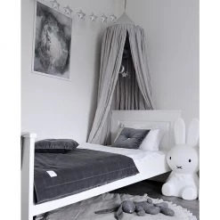 Canopies & Teepees Cotton & Sweets Linen Canopy - Light Grey