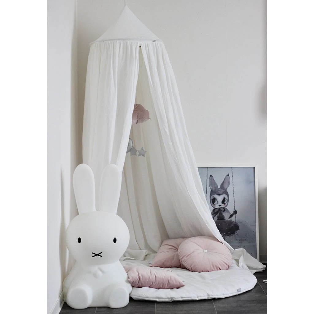 Cotton & Sweets Linen Canopy - White Canopies & Teepees 4 Cotton & Sweets Linen Canopy - White Canopies & Teepees