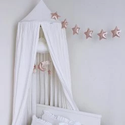 Mobiles Cotton & Sweets Cloud Mobile - Pink Moon & Stars