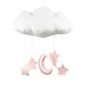 Mobiles Cotton & Sweets Cloud Mobile - Pink Moon & Stars
