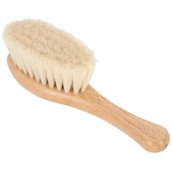 COTTON & SWEETS Goat Wool Newborn Hair Brush Baby Bathtime
