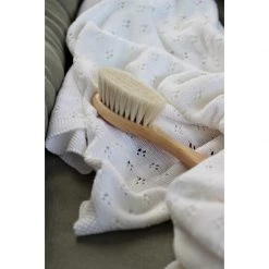 COTTON & SWEETS Goat Wool Newborn Hair Brush Baby Bathtime