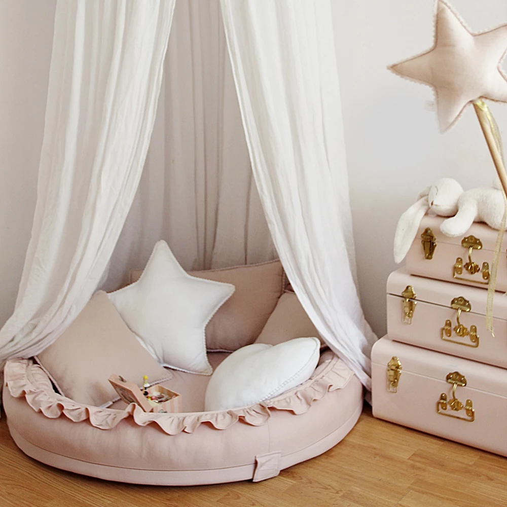 Cotton & Sweets Cotton Junior Nest - Powder Pink NEW ARRIVALS 6 Cotton & Sweets Cotton Junior Nest - Powder Pink NEW ARRIVALS