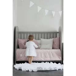 Cotton & Sweets Linen Playmat - White