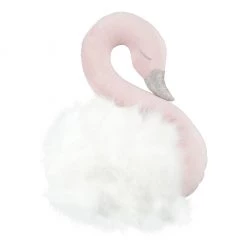 Decorative Items Cotton & Sweets Wall Decoration - Powder Pink Swan