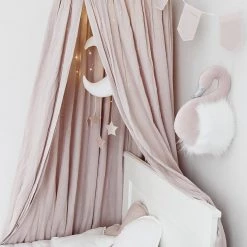 Decorative Items Cotton & Sweets Wall Decoration - Powder Pink Swan