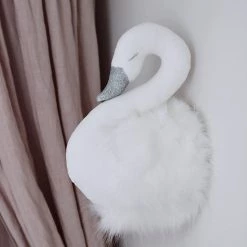 Cotton & Sweets Wall Decoration - White Swan Decorative Items