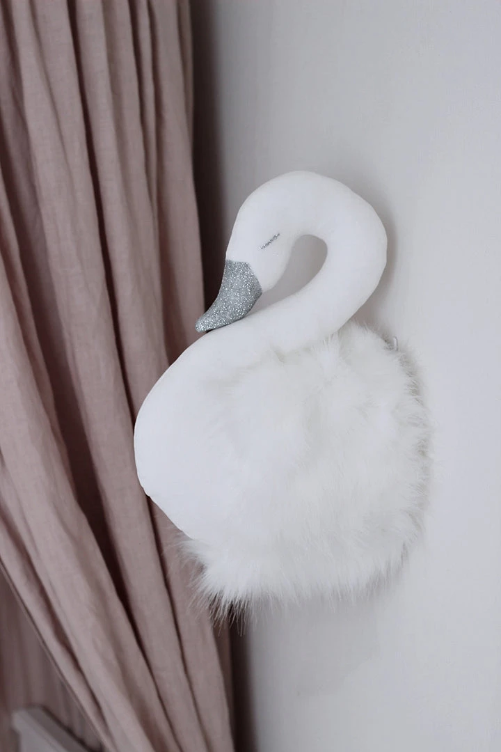 Cotton & Sweets Wall Decoration - White Swan Decorative Items 4 Cotton & Sweets Wall Decoration - White Swan Decorative Items