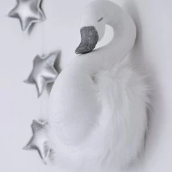 Cotton & Sweets Wall Decoration - White Swan Decorative Items 8 Cotton & Sweets Wall Decoration - White Swan Decorative Items