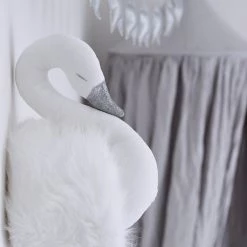 Cotton & Sweets Wall Decoration - White Swan Decorative Items 9 Cotton & Sweets Wall Decoration - White Swan Decorative Items