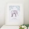 Cherish Me Dublin Cherish Me Baby Elephant Personalised Print - Boy 2 Cherish Me Dublin Cherish Me Baby Elephant Personalised Print - Boy