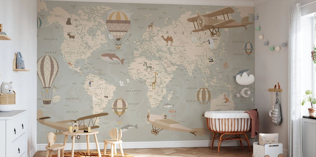 Photowall Kids Custom Wall Mural - Explore The World NEW ARRIVALS 6 Photowall Kids Custom Wall Mural - Explore The World NEW ARRIVALS