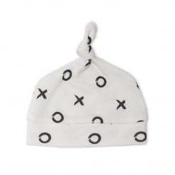 Lulujo Hello World Baby Swaddle & Hat Set - Hugs & Kisses