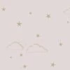 NEW ARRIVALS Hibou Home Starry Sky Pink & Gold Wallpaper