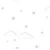 Hibou Home Starry Sky Silver & White Wallpaper NEW ARRIVALS