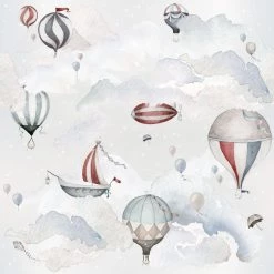 Dekornik Hot Air Balloon Adventure Wallpaper Kids Wallpaper