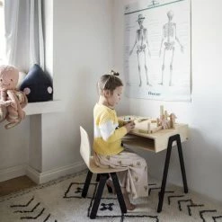 In2Wood Kids Chair - Black Kids Tables & Chairs