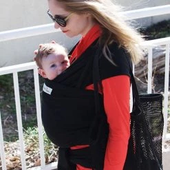 Je Porte Mon Bebe Baby Wrap Basic - Black