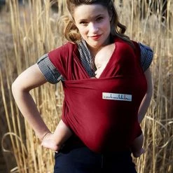 Baby Carriers & Slings Je Porte Mon Bebe Baby Wrap Basic - Carmin Red