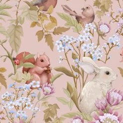 Jimmy Cricket Wallpaper - Woodlands Blush