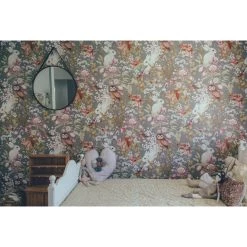 Jimmy Cricket Wallpaper - Woodlands Dark Lavender Kids Wallpaper