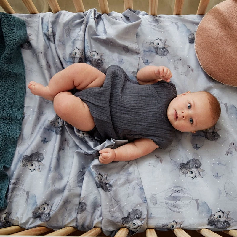 Bedding Jimmy Cricket - Mrs Mighetto Oh Cloud Friends Single Flat Sheet 4 Bedding Jimmy Cricket - Mrs Mighetto Oh Cloud Friends Single Flat Sheet