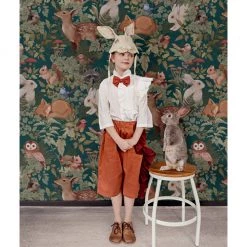 Jimmy Cricket Wallpaper - Woodlands Deep Teal