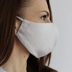 Josh & Jenna Reusable & Washable Linen Face Masks Clothing & Accessories