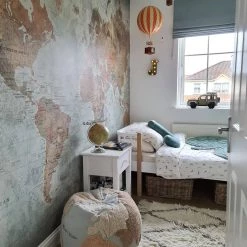 REBEL WALLS Kids Custom Wall Mural - Around The World
