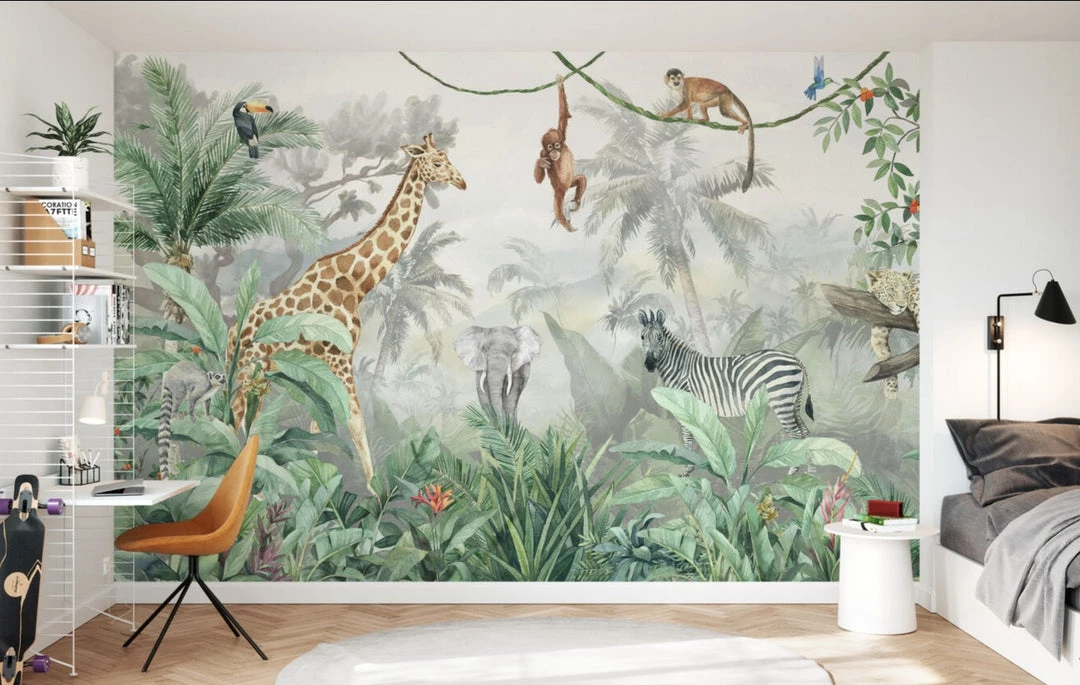 Photowall Kids Custom Wall Mural - Deep In The Jungle NEW ARRIVALS 10 Photowall Kids Custom Wall Mural - Deep In The Jungle NEW ARRIVALS
