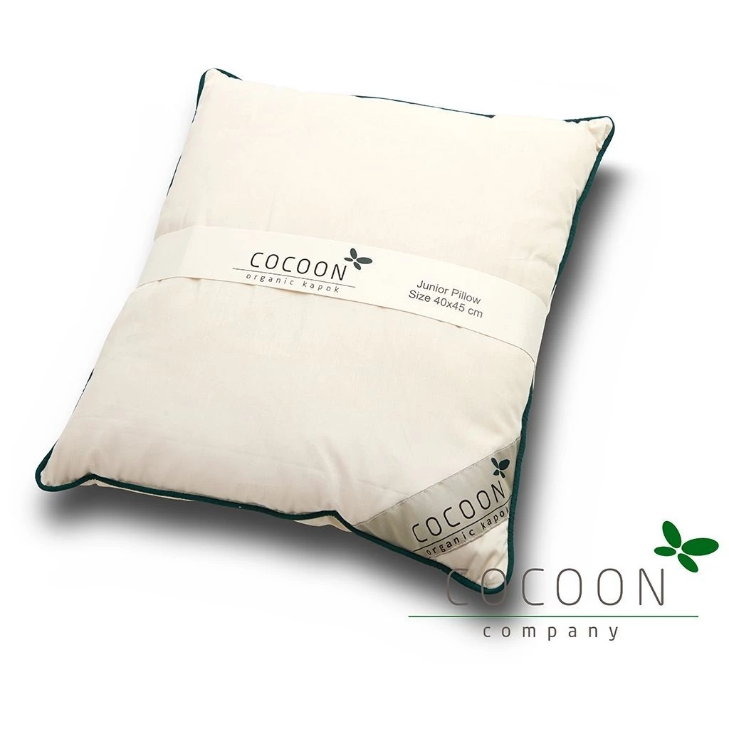 COCOON COMPANY Bedding Kapok Organic Junior Pillow (40cm X 45cm) 3 COCOON COMPANY Bedding Kapok Organic Junior Pillow (40cm X 45cm)