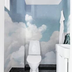 REBEL WALLS Kids Custom Wall Mural - Cuddle Clouds Kids Wallpaper
