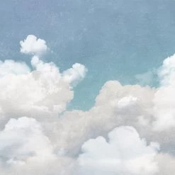 REBEL WALLS Kids Custom Wall Mural - Cuddle Clouds Kids Wallpaper