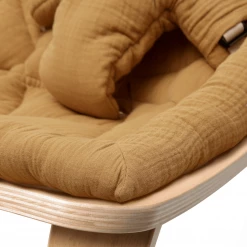 Bouncers & Baby Chairs Charlie Crane Levo Baby Rocker - Beech + Caramel Cushion